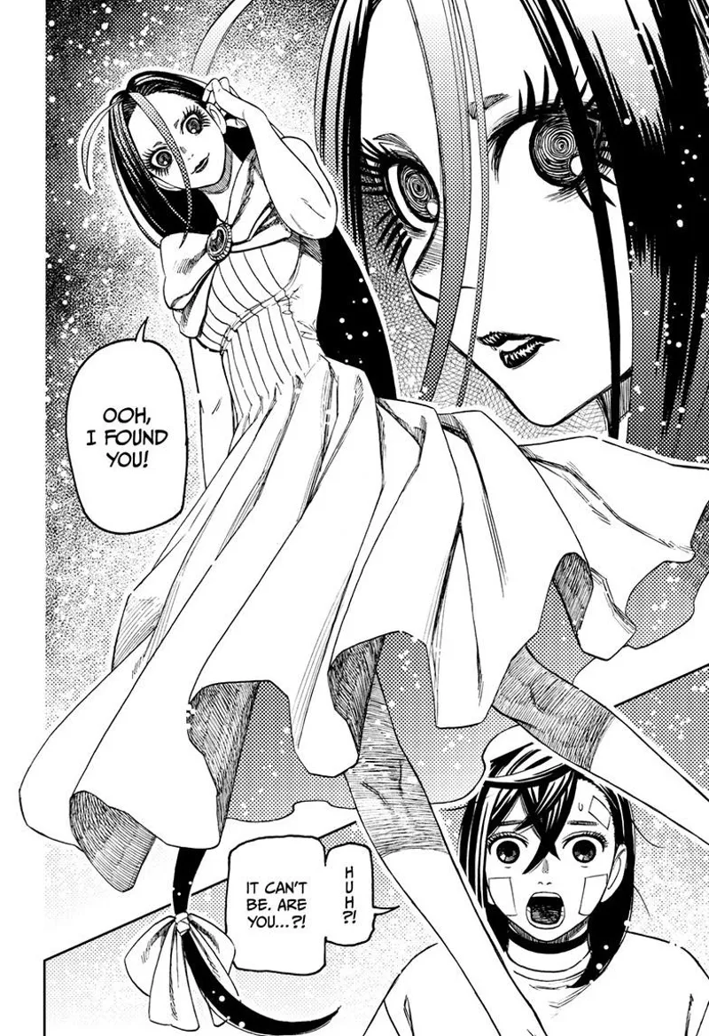 The lady, Reiko Kashima, turns around and reveals herself to be very pretty. Momo is shocked!