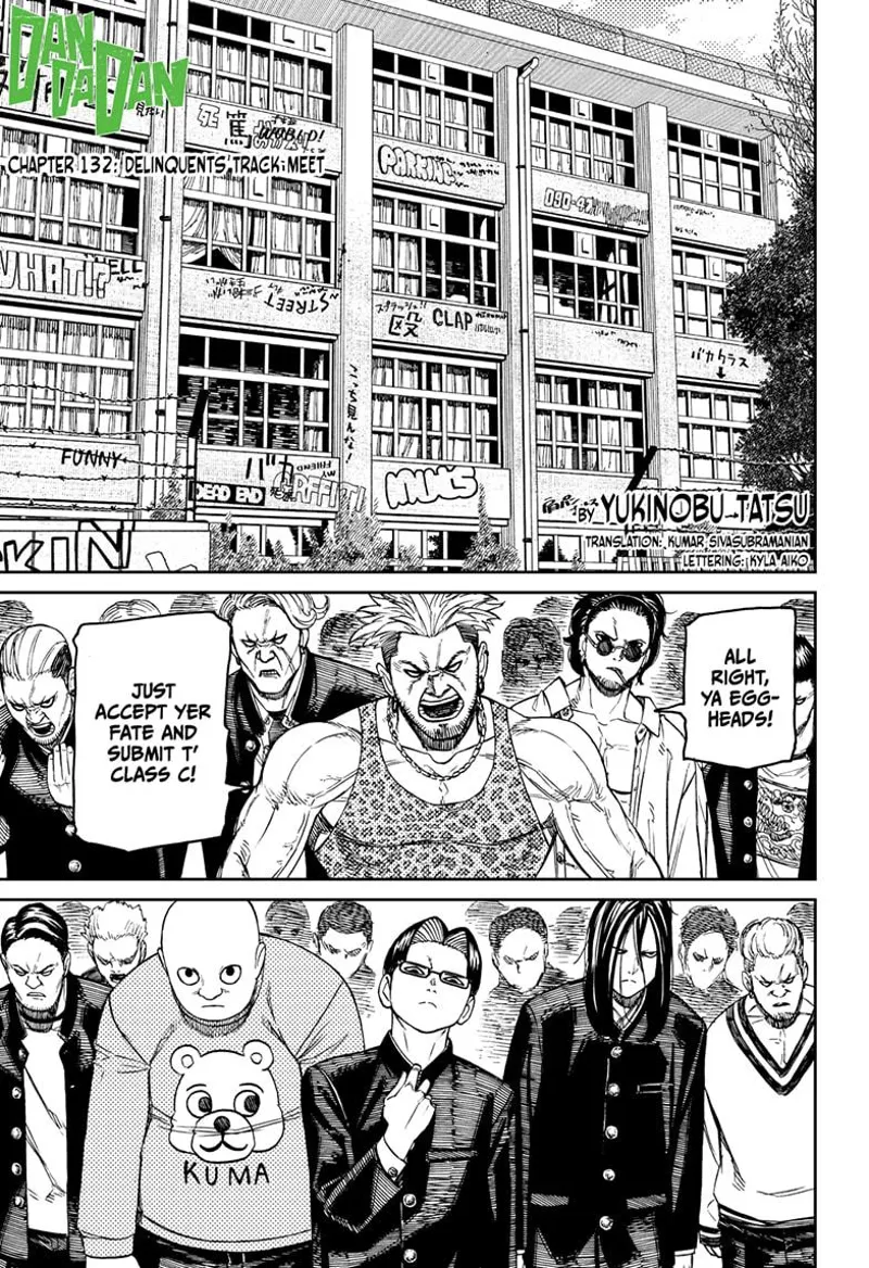A school building with much vandalism. Two student gangs face off.